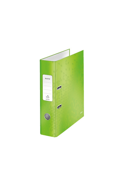 Leitz Biblioraft 180° WOW laminated cardboard A4 80 mm green