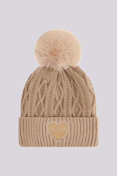 Guess Bg Store Girl's Beige Beret