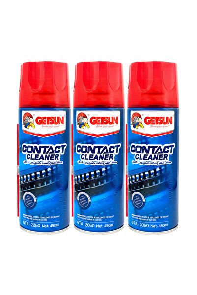 GETSUN بخاخ منظف جهات الاتصال GTA-2060 سعة 450 مل - عبوة من 3 قطع للعناية بال...