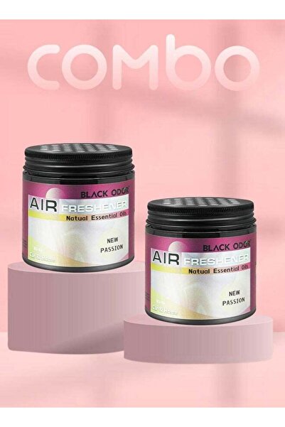 Black Odor معطر جو للسيارة برائحة نيو باشن، 180 جم، قطعتين - زيوت عطرية طبيعي...