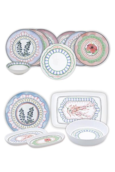 The Mia Spring 6 Kişilik Yemek Takımı 31 Parça Set 2