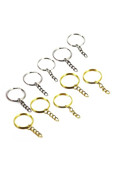 se7enhome مجموعة مفاتيح مكونة من 10 قطع لصنع سلاسل المفاتيح من راتنجات الايبوكسي