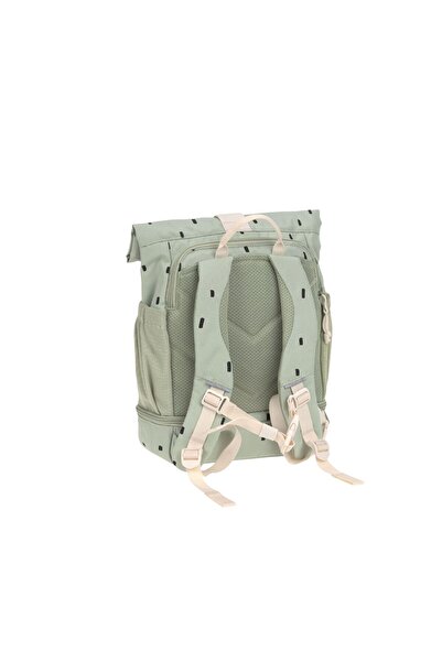 Lassig Happy Prints Mini Rolltop Backpack Light Olive