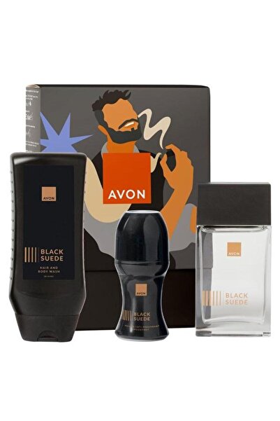 AVON Black Suede gift set