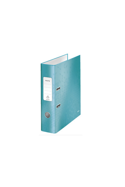 Leitz Biblioraft 180° WOW laminated cardboard A4 80 mm turquoise