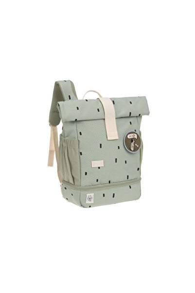 Lassig Happy Prints Mini Rolltop Backpack Light Olive
