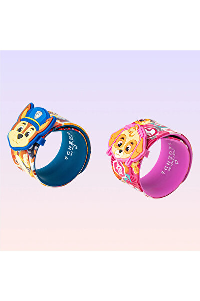 NİCKELODEON Paw Patrol Figürlü 2'li Plastik Slap Bileklik