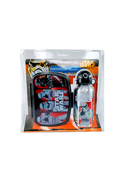 Star Wars Grey water bottle and lunch box set