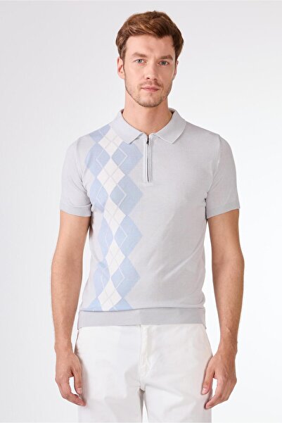 Dufy FERMUARLI TRİKO TSHİRT