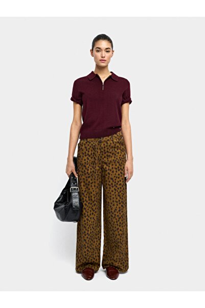 PARFOIS %100 Pamuk Desenli Pantolon