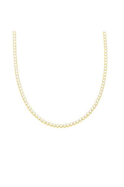 Bijuteria SORELLY Lant Aur 14k Tennis cu Pietre Albe