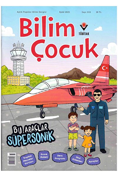 Tübitak Yayınları Bilim Çocuk Dergi Eylül 2025 (7-12 yaş)