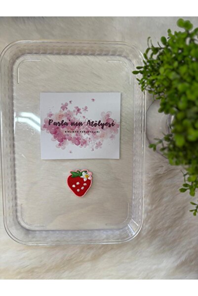 SOFT 0-3 Years Old Baby Hair Clip with Little Hair and No Hair Red Strawberry