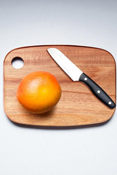 OK Wood Small Size 100% Natural Wood Luxury Cutting and Presentation Board – ...