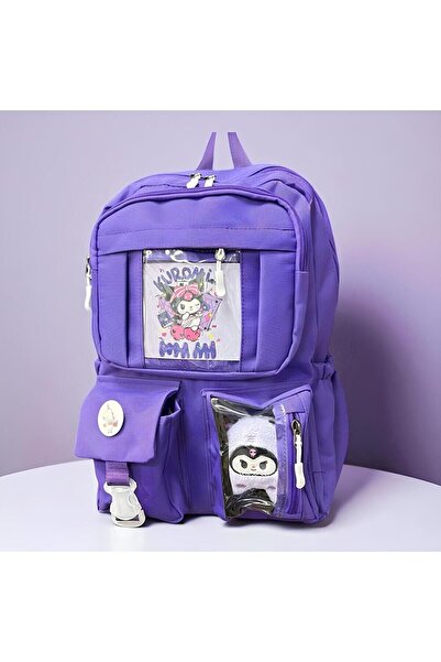 Gofeel Kawaii Kore Tarzı Aksesuarlı Ve Ayıcıklı Premium Kalite Okul Sırt Çantası