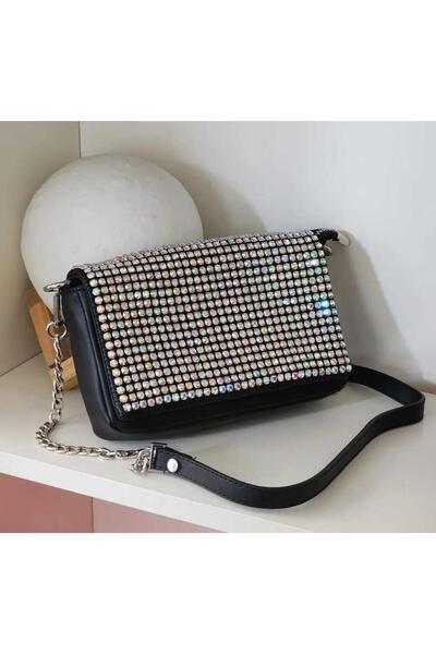 Guja 25YG235 Kadın Taşlı Hakiki Deri Premium Çanta