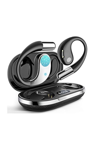 A ATAB Ασύρματα ακουστικά ανοιχτού τύπου με AI μετάφραση σε πραγματικό χρόνο, Bluetooth 5.4, ακύρωση θορύβου, IP54