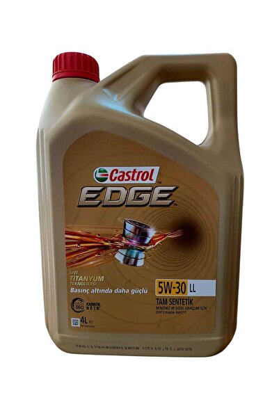 CASTROL Edge 5W-30 LL Tam Sentetik Motor Yağı (Benzin - Dizel)