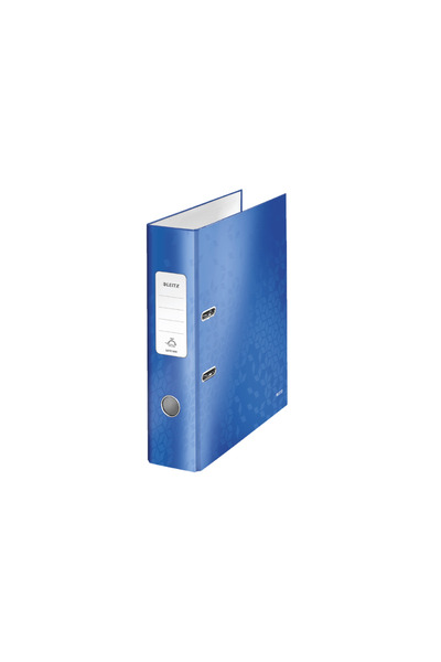 Leitz Biblioraft 180° WOW laminated cardboard A4 80 mm blue