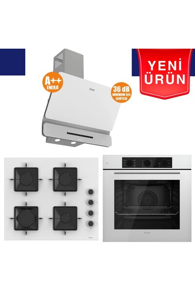 Ferre FryArt Serisi - SilenArt Ankastre Set ( XE63CB + SS206 + D081 -SA)