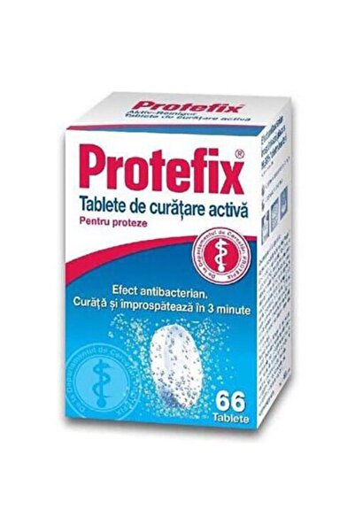 Protefix Cleaning Tablets for Dental Prosthesis Protefix, 66 Tablets