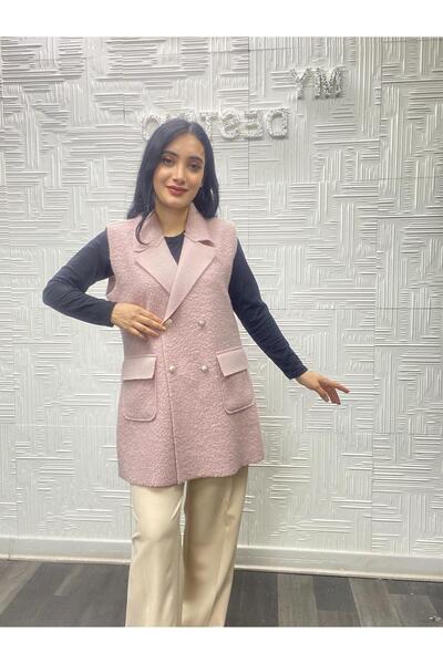 My Destino Curly Buttoned Vest