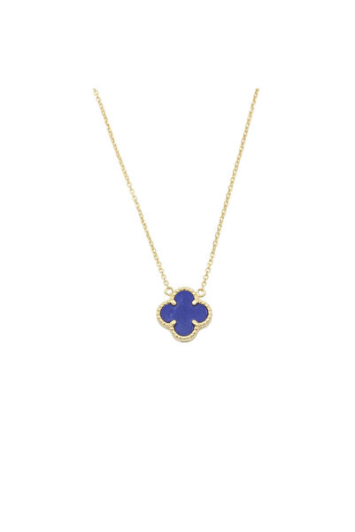 Bijuteria SORELLY 14k Gold Chain Blue Flower
