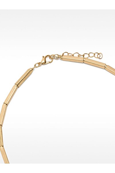 PARFOIS Bölümlere Ayrılmış Resin Boncuklu Kısa Kolye