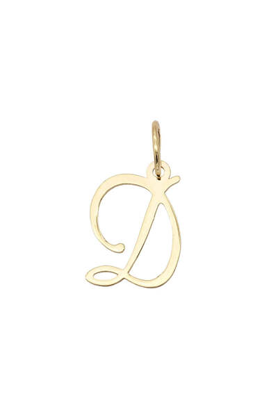 Bijuteria SORELLY 14k Gold Pendant Initial D