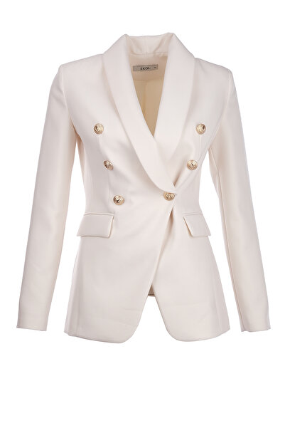 Ekol Double-Breasted Collar Pocket Jacket 26Kekl05013