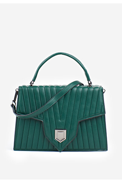 B T Shoes Zelená rukojeť kabelky Dainty