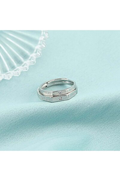 Bijuteria SORELLY Set Inel Argint Pentru Cuplu You & Me Reglabil