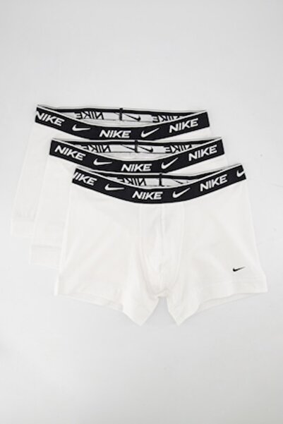 Nike , Set of boxers with logo band in waist - 3 pairs, White, M