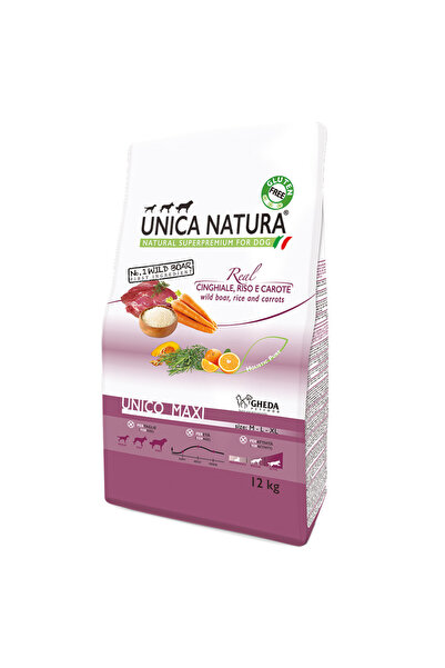 unica natura Hrana uscata pentru caini talie mare Natura Unica, cu Mistret, o...