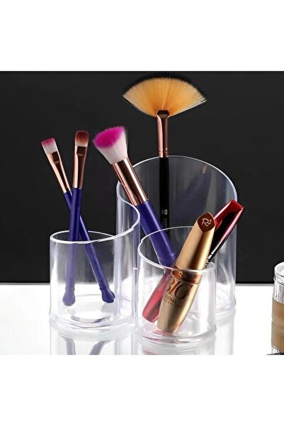 İşte Evim Blackstone 3-Compartment Makeup Organizer Ft008