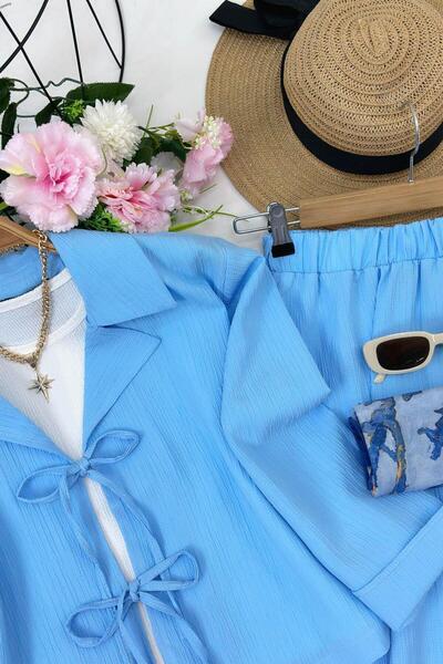 VOLT CLOTHİNG Merve Skirt Jacket Double Set