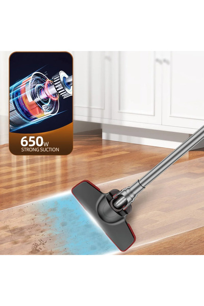 HALEY ® HY-1905 Aspirator vertical 2 în 1, 1000 W, rază de acțiune de 6,0 m, capacitate de 1,2 l, tehnologie ciclonică