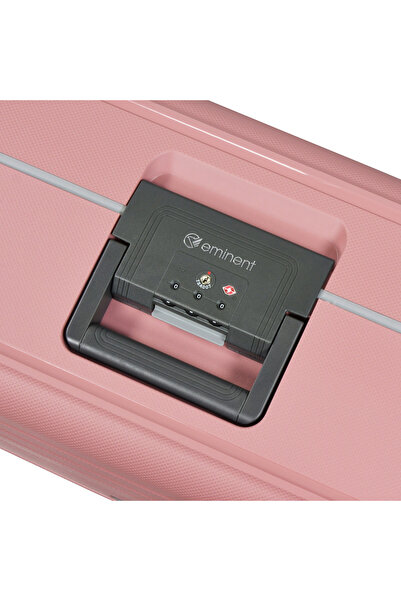 eminent Vertica Hard Case Travel Bag Luggage Trolley Lightweight Suitcase With Tsa Lock B0006 PINK