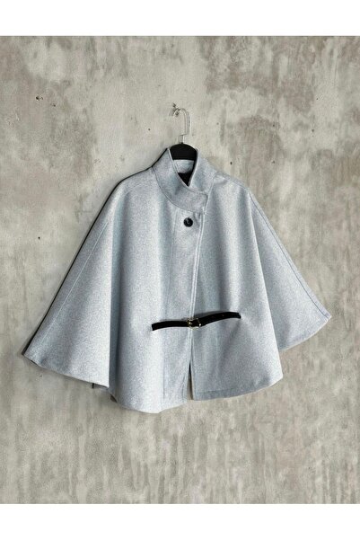 YONEZ MODA Жіночий поясний детальний плащ-пальто