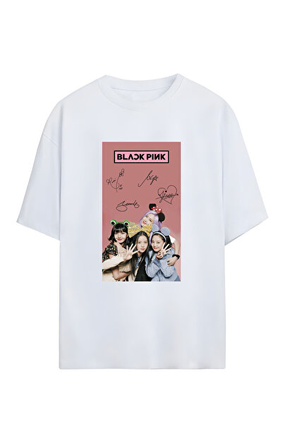GraffTee Μπλουζάκι BLACK PINK ΟΥΝΙΣΕΞ OVERSIZE ΒΑΜΒΑΚΕΡΟ