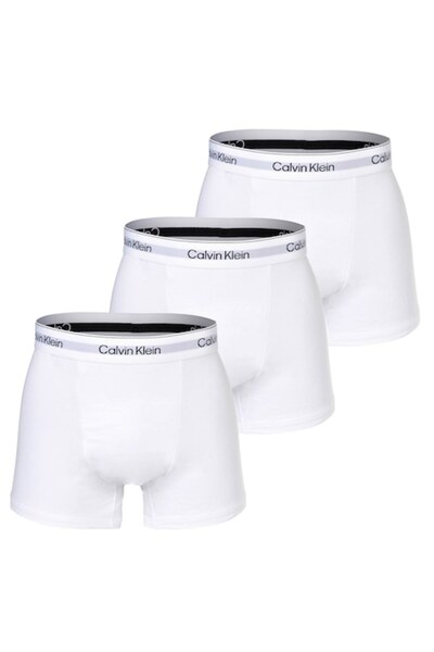 Calvin Klein , Set of boxer shorts relaxed fit Icon - 3 pairs, White, M