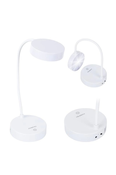 Powermaster JF-1631 20 LED'li 2.5 Watt Şarjlı Esnek Masa Lambası - Dokunmatik ve USB Şarjlı