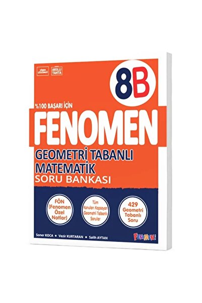 Fenomen Yayıncılık 2025-2026 8. Sınıf Geometri Tabanlı Matematik Soru Bankası...