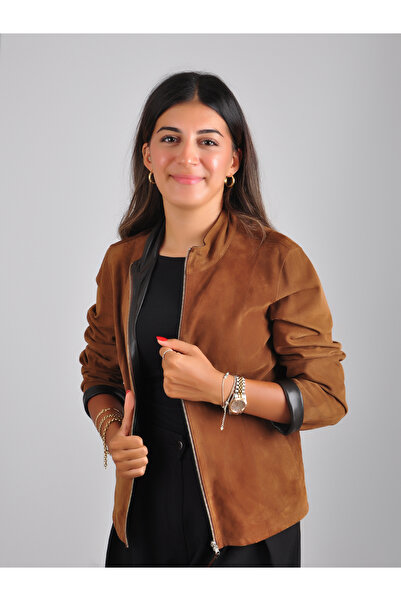 shop سترة من جلد الغزال الأصلي خفيفة الوزن للغاية وقابلة للارتداء من الجانبين