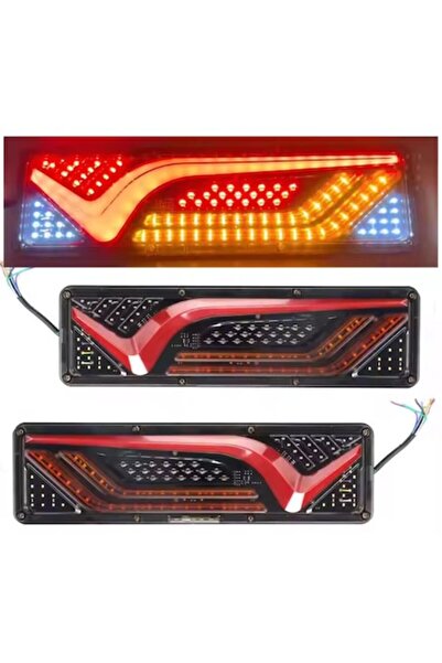 Soare Online Set de 2 stopuri spate LED universale pentru remorcă, camion și ...