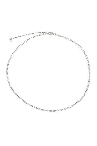 Bijuteria SORELLY Lant Argint Tennis cu Pietre Albe 2mm