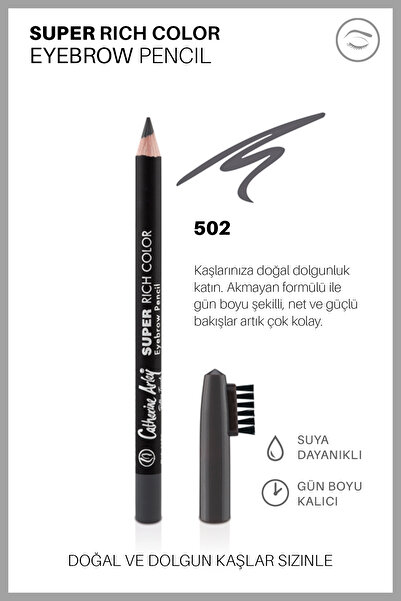 Catherine Arley – SUPER RICH COLOR EYE PENCIL – GÖZ KALEMİ – 502 – BRUNETTE