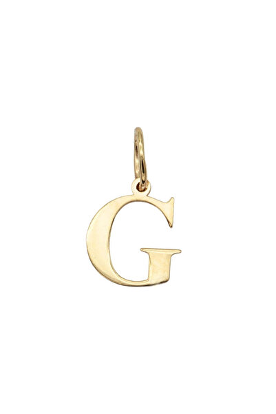 Bijuteria SORELLY 14-каратова златна висулка с инициал G