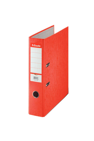 Esselte Biblioraft Rainbow cardboard prespan A4 75 mm red