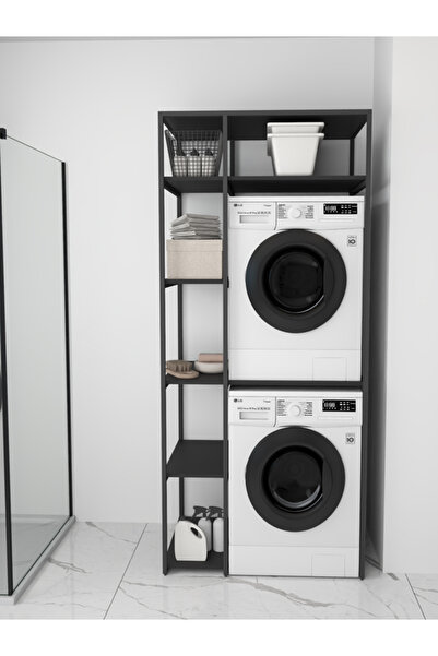 DEPODANDİREKT Çamaşır Makinesi ve Kurutma Makinesi Bölmeleri Banyo Dolabı, 7 ...